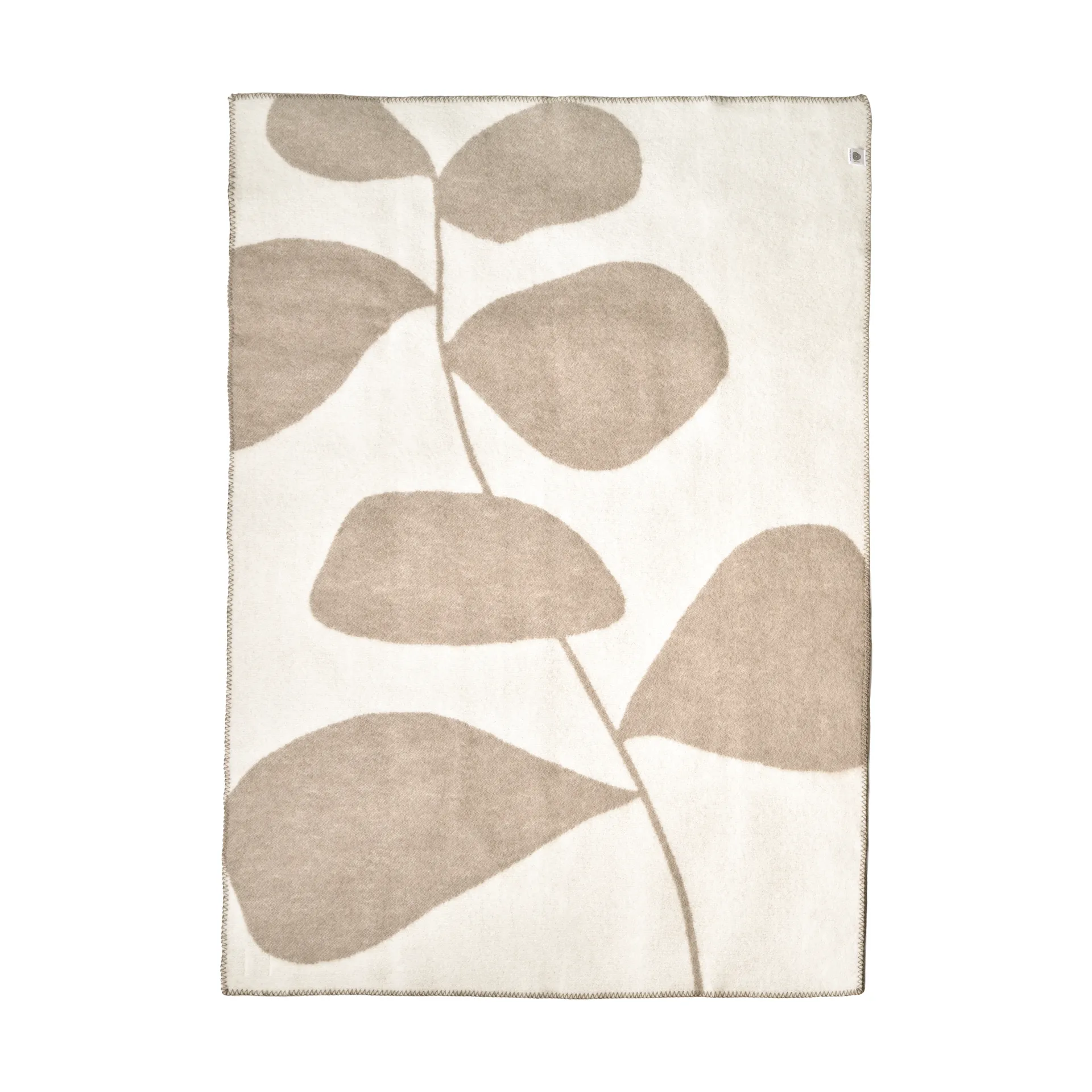 Manta de lana Leaf 130x180 cm, Topo Scandi Living