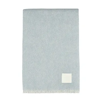 Manta de lana Row - Azul claro, 120x185 cm - Scandi Living