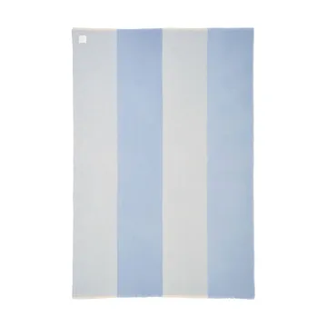 Manta de lana Row - Azul claro, 120x185 cm - Scandi Living