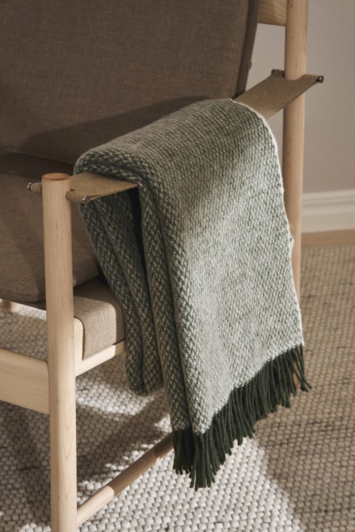 Manta de lana Sandstone 130x180 cm, Caqui verde Scandi Living