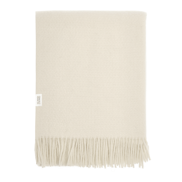 Manta de lana Sandstone 130x180 cm - Creme - Scandi Living