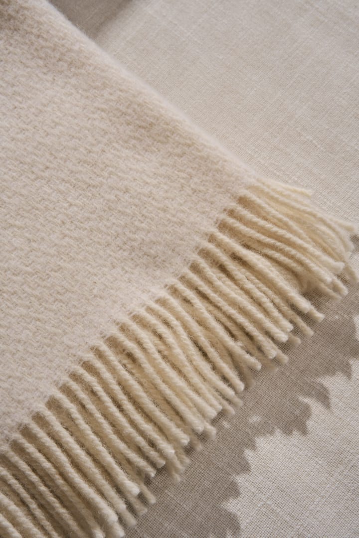 Manta de lana Sandstone 130x180 cm, Creme Scandi Living
