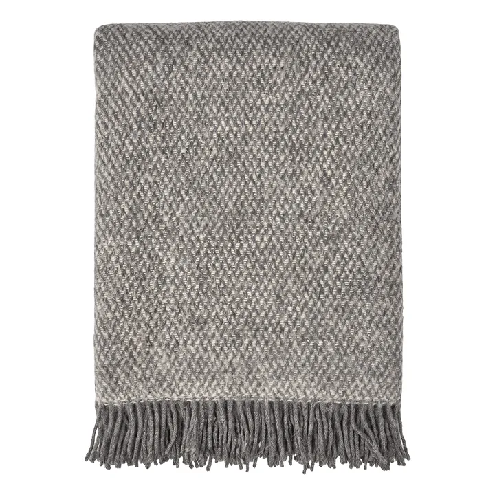 Manta de lana Sandstone 130x180 cm - gris - Scandi Living