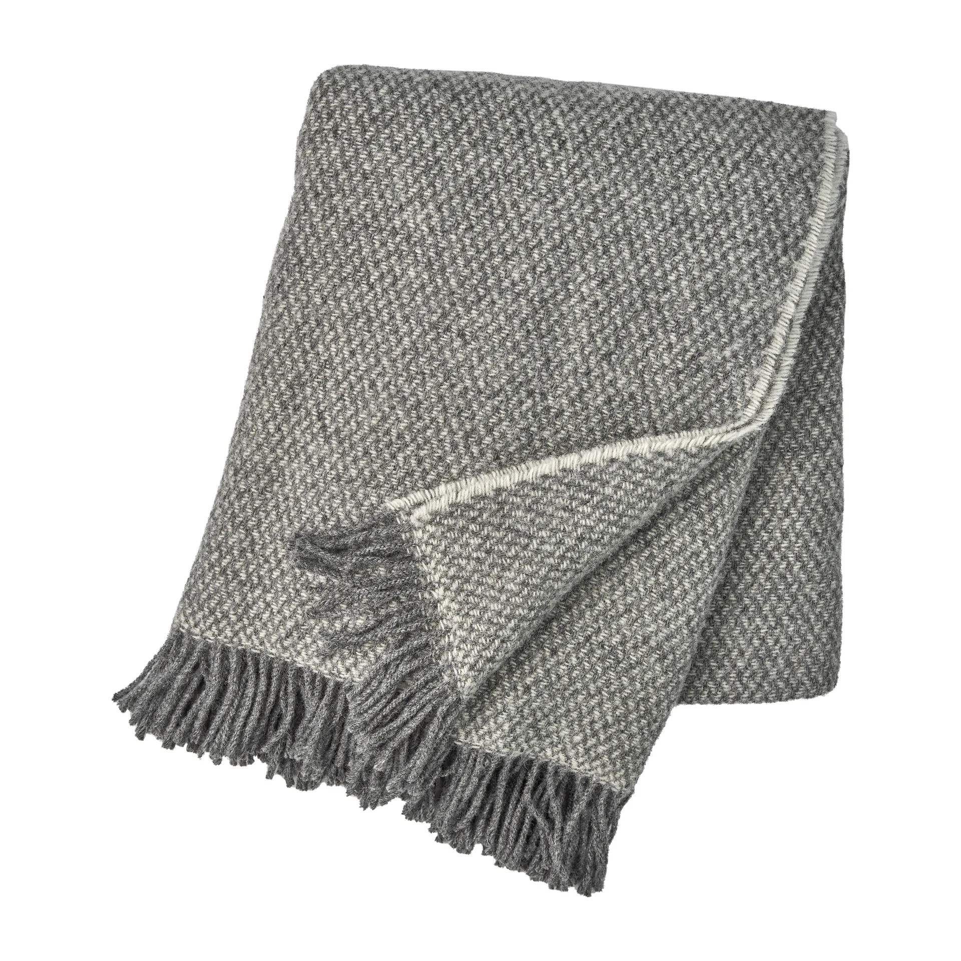 Manta de lana Sandstone 130x180 cm, gris Scandi Living