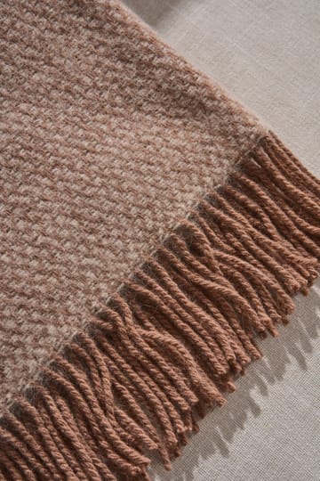Manta de lana Sandstone 130x180 cm - Mocca - Scandi Living