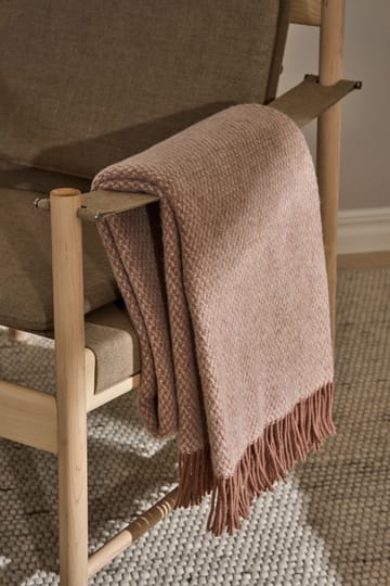 Manta de lana Sandstone 130x180 cm - Mocca - Scandi Living