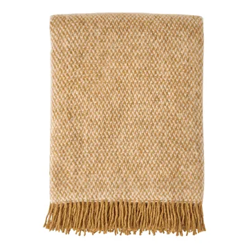 Manta de lana Sandstone 130x180 cm - Mustard - Scandi Living