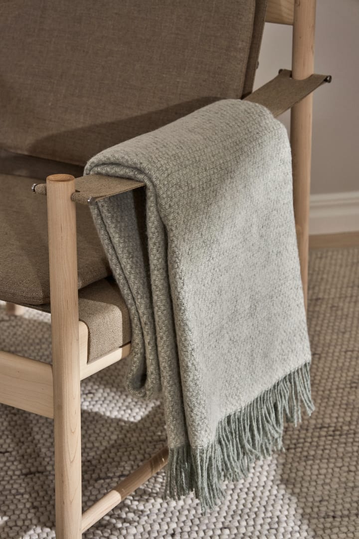 Manta de lana Sandstone 130x180 cm, Sage Melange Scandi Living