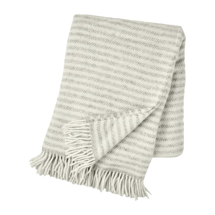 Manta de lana Tidal 130x180 cm - gris claro - Scandi Living