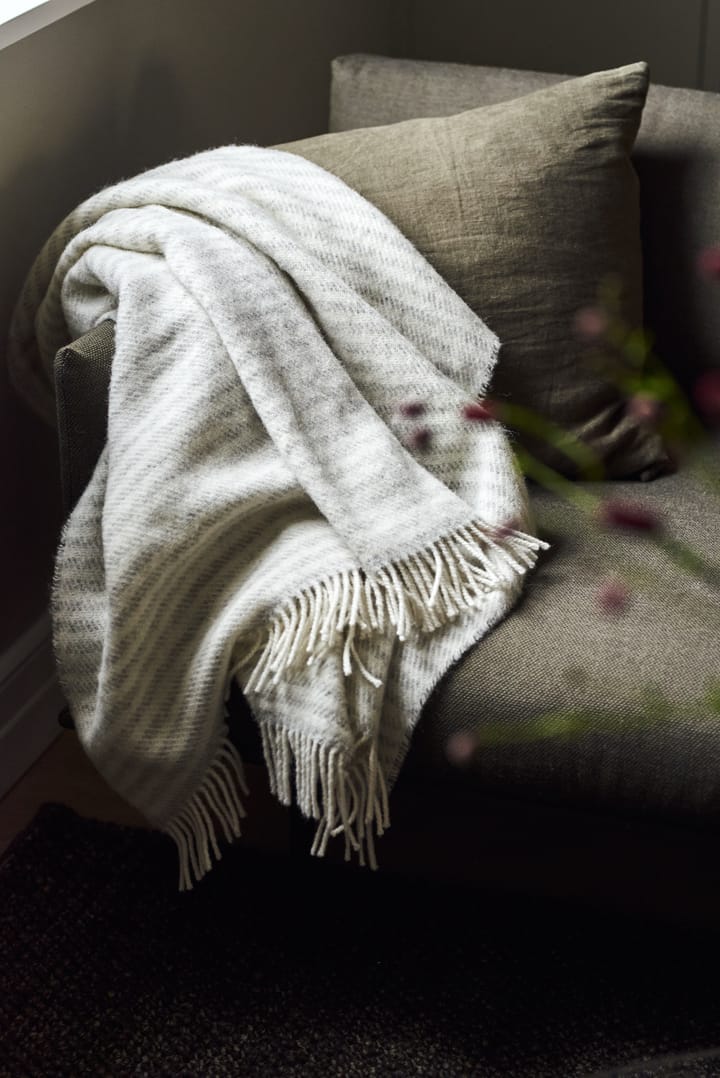 Manta de lana Tidal 130x180 cm, gris claro Scandi Living