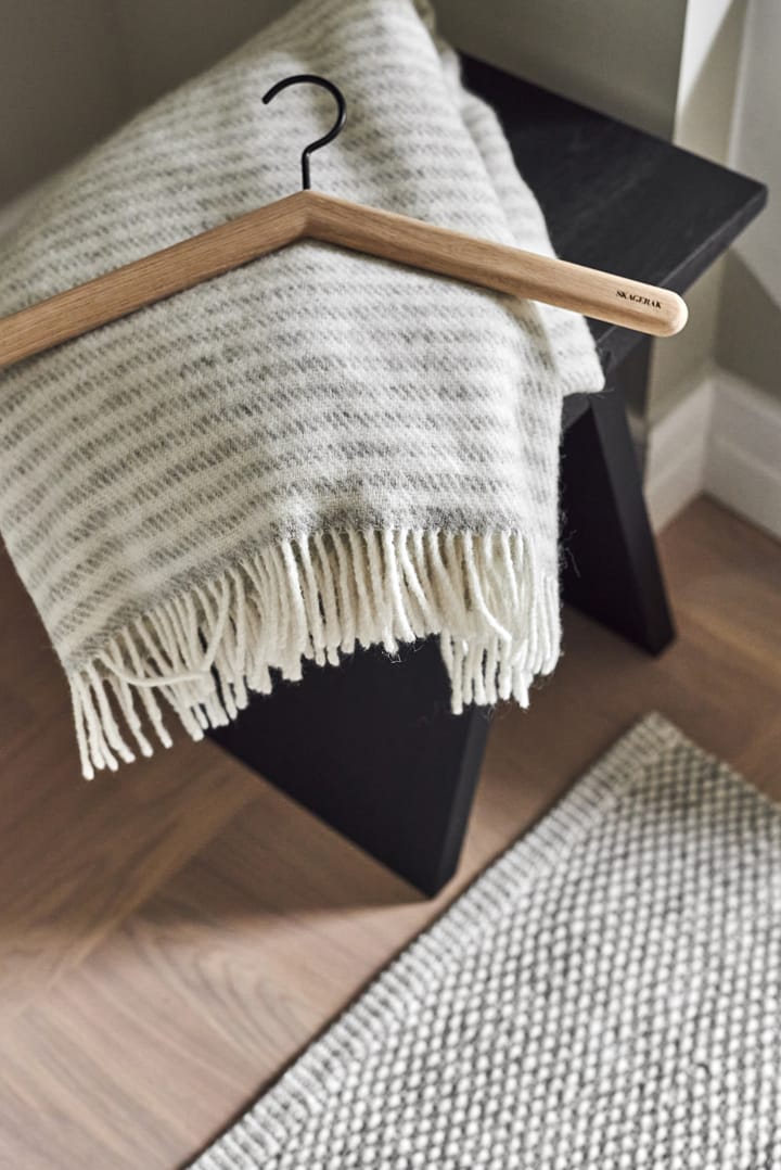 Manta de lana Tidal 130x180 cm, gris claro Scandi Living