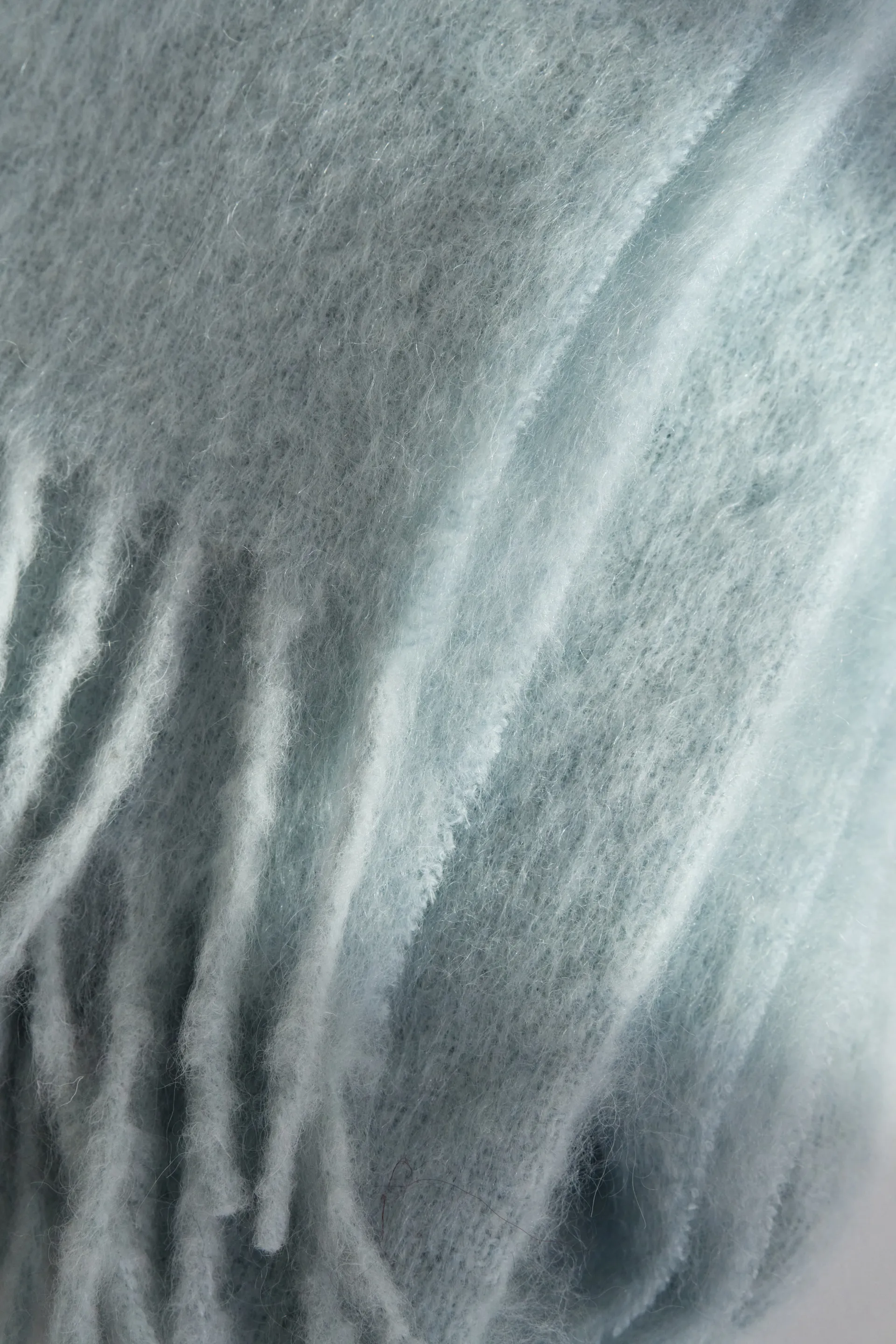 Manta Dune de mohair 130x170 cm, Ice blue Scandi Living