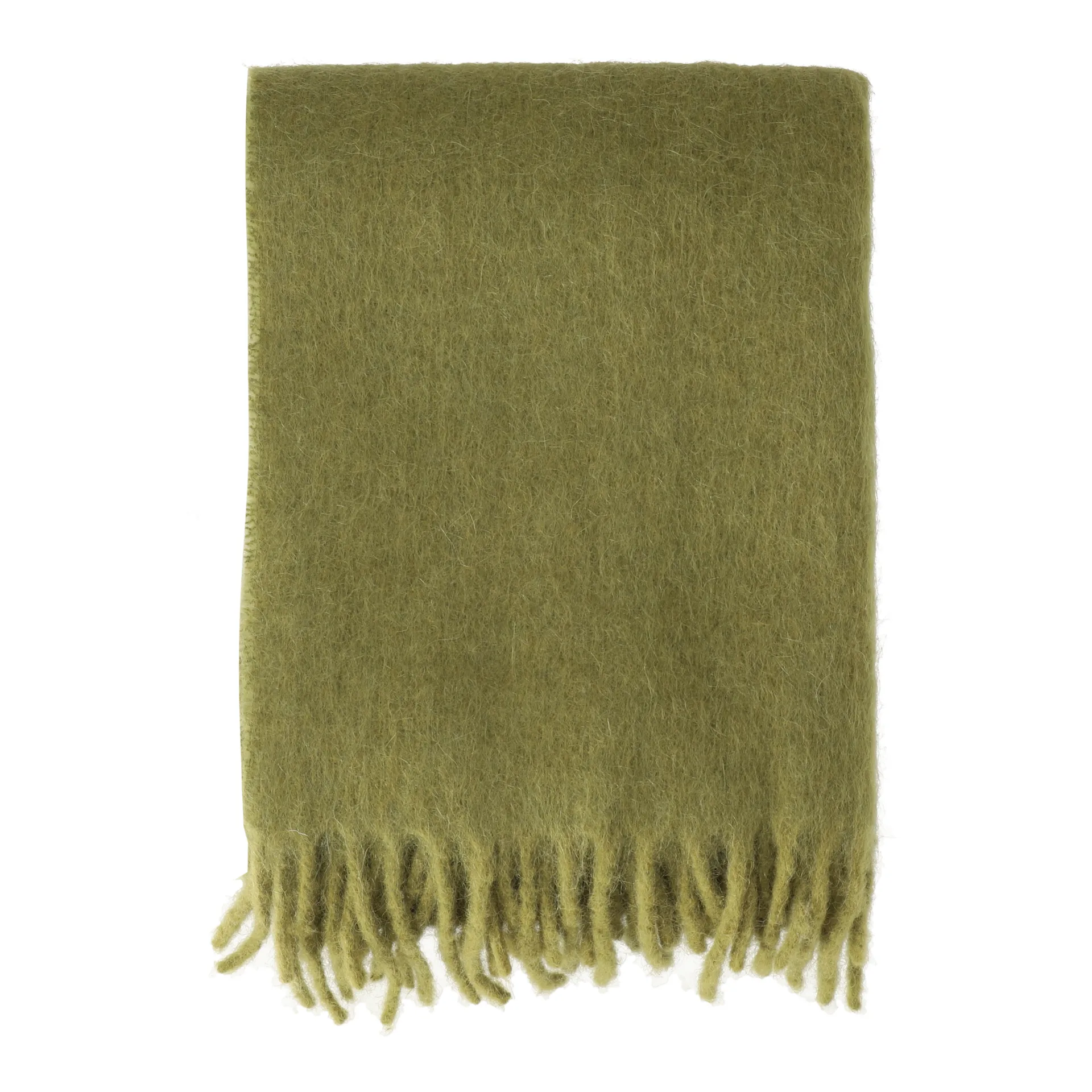 Manta Dune de mohair 130x170 cm, Olive Scandi Living