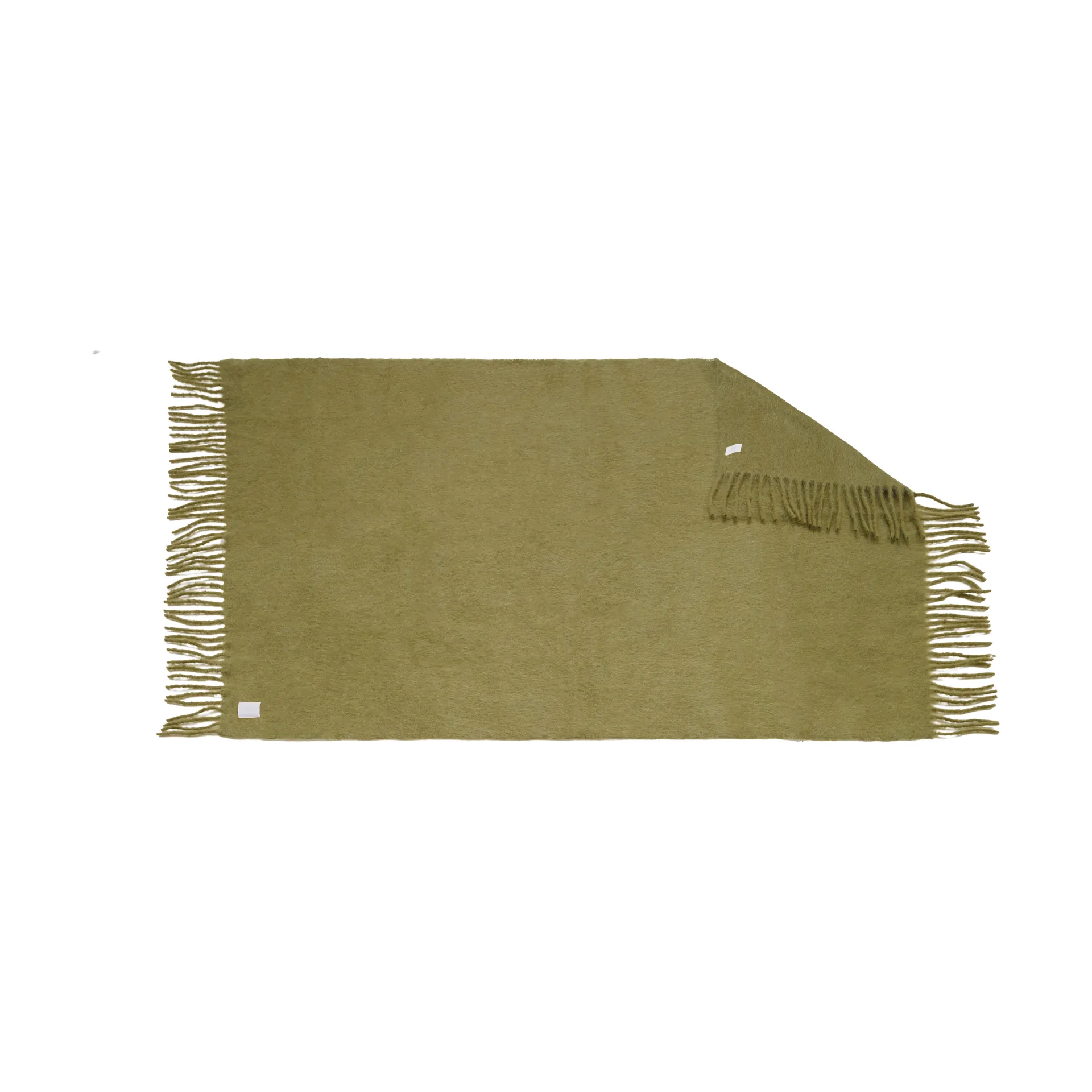 Manta Dune de mohair 130x170 cm, Olive Scandi Living