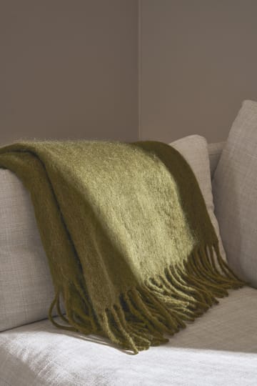 Manta Dune de mohair 130x170 cm - Olive - Scandi Living