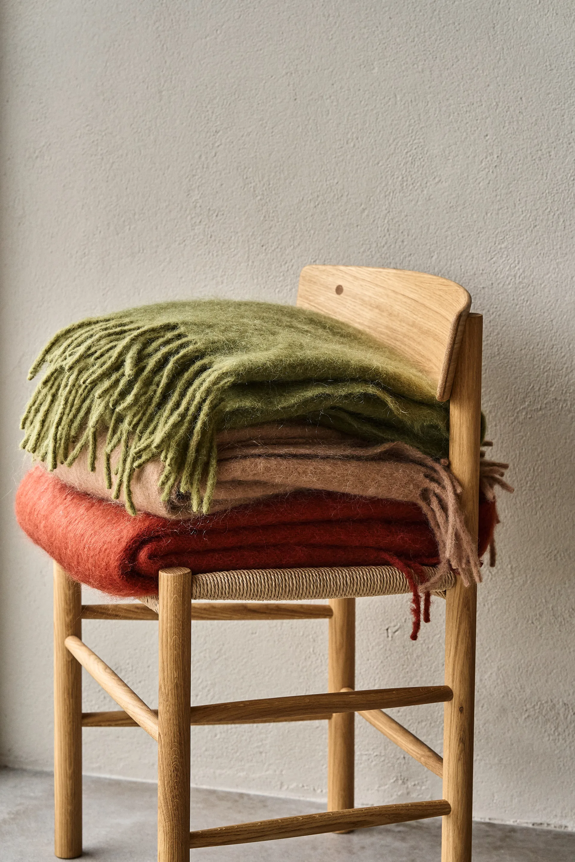 Manta Dune de mohair 130x170 cm, Siena Scandi Living