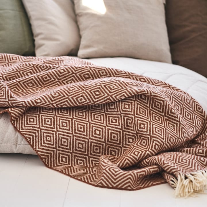 Manta lana Salt, Terracotta Scandi Living