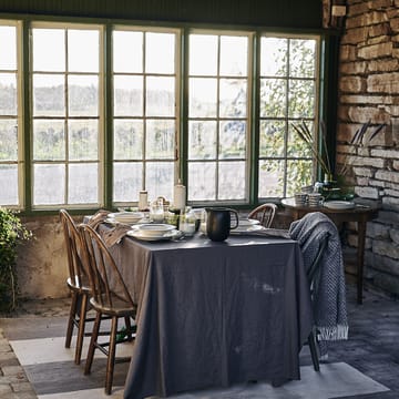 Mantel de lino Clean 145x350 cm - Charcoal  - Scandi Living