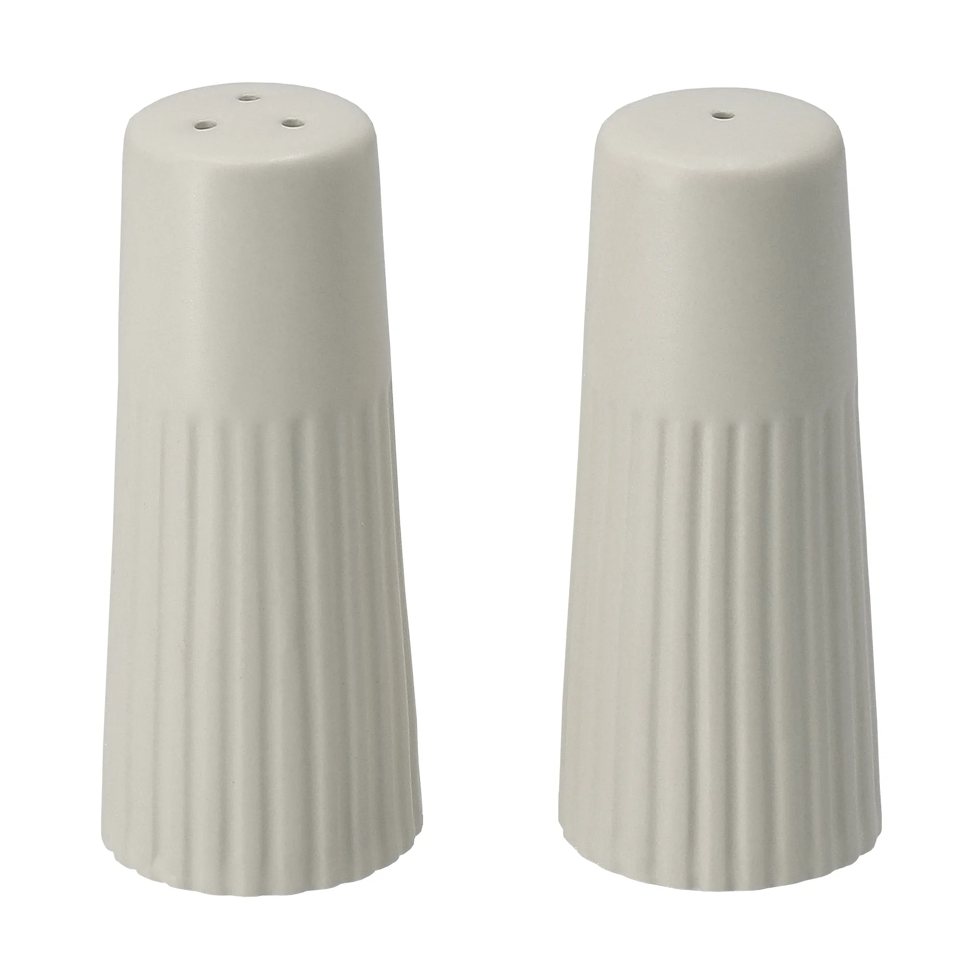 Molinillo de sal y pimienta Edge, 2 piezas, Blanco, Ø3,8×8,7 cm Scandi Living
