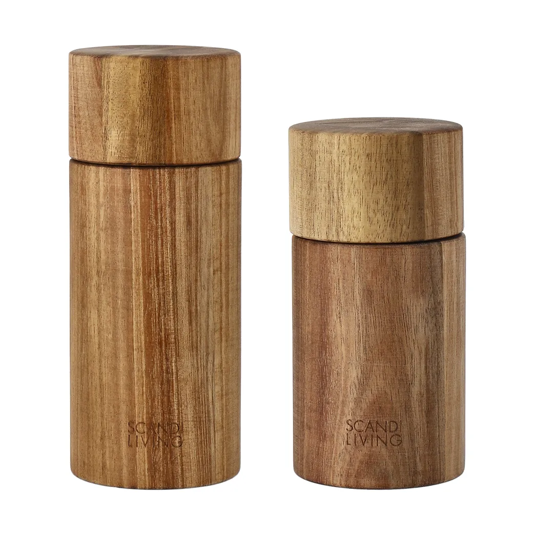 Molinillo de sal y pimienta Hollow - Acacia,  Scandi Living