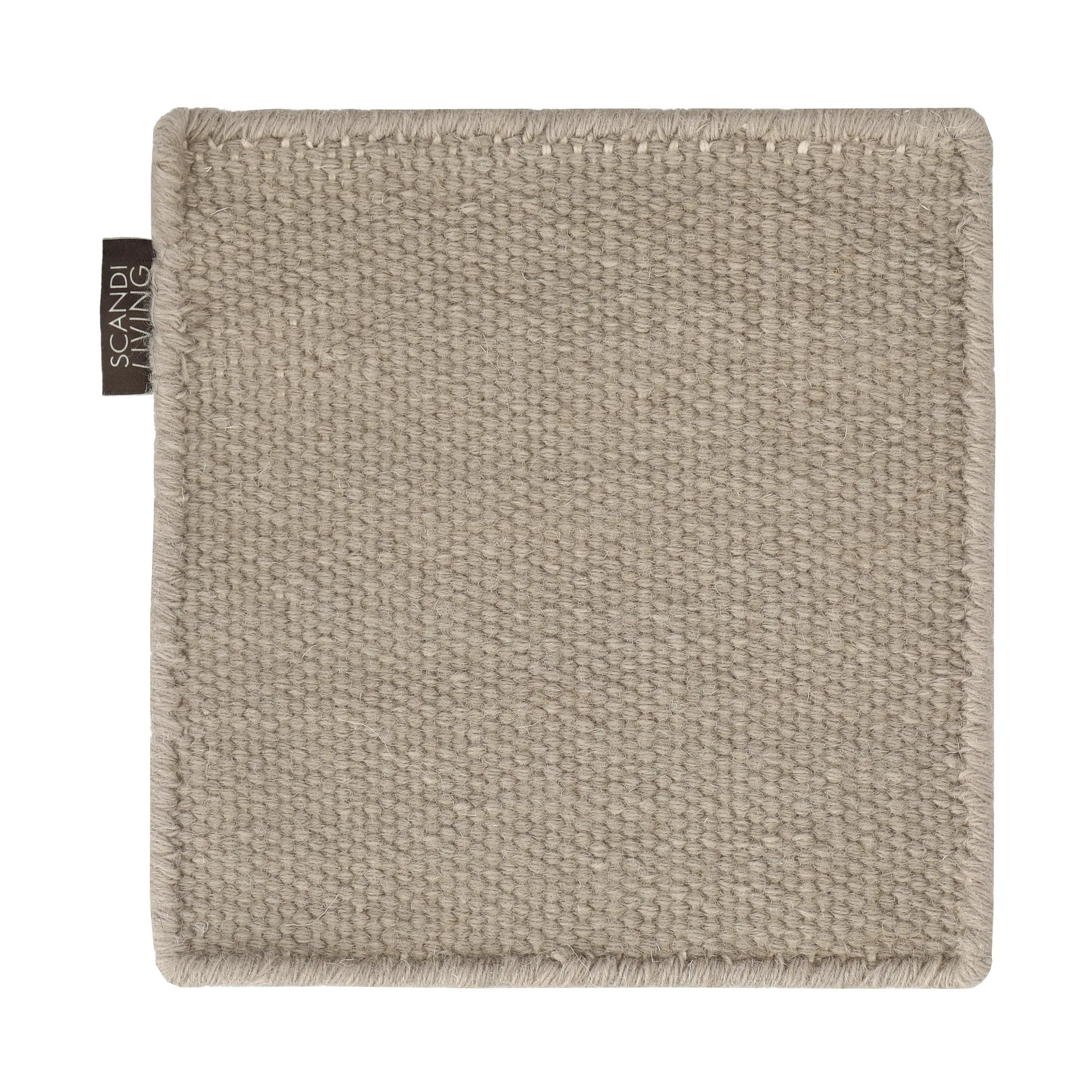 Muestra de alfombra de lana Balance, Beige Scandi Living