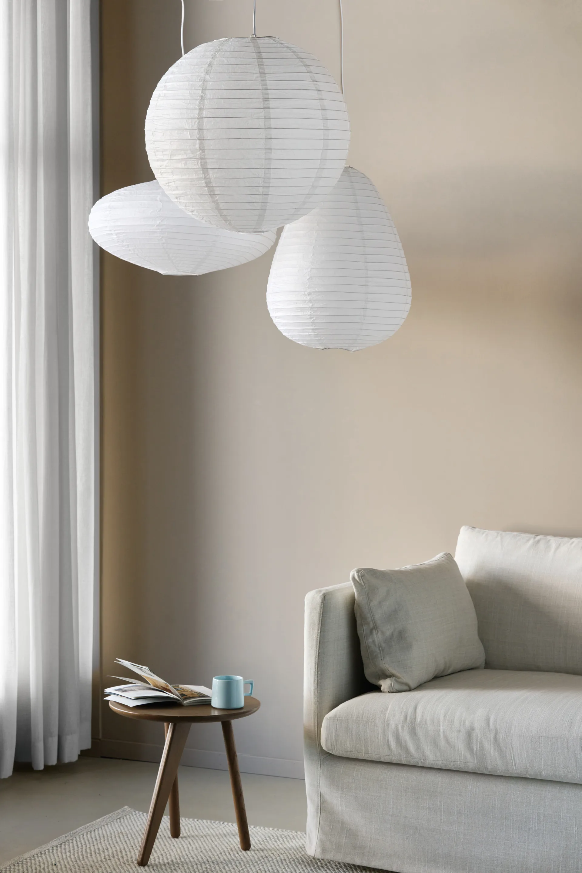 Pantalla de lámpara Lucent drop, Ø40 cm Scandi Living