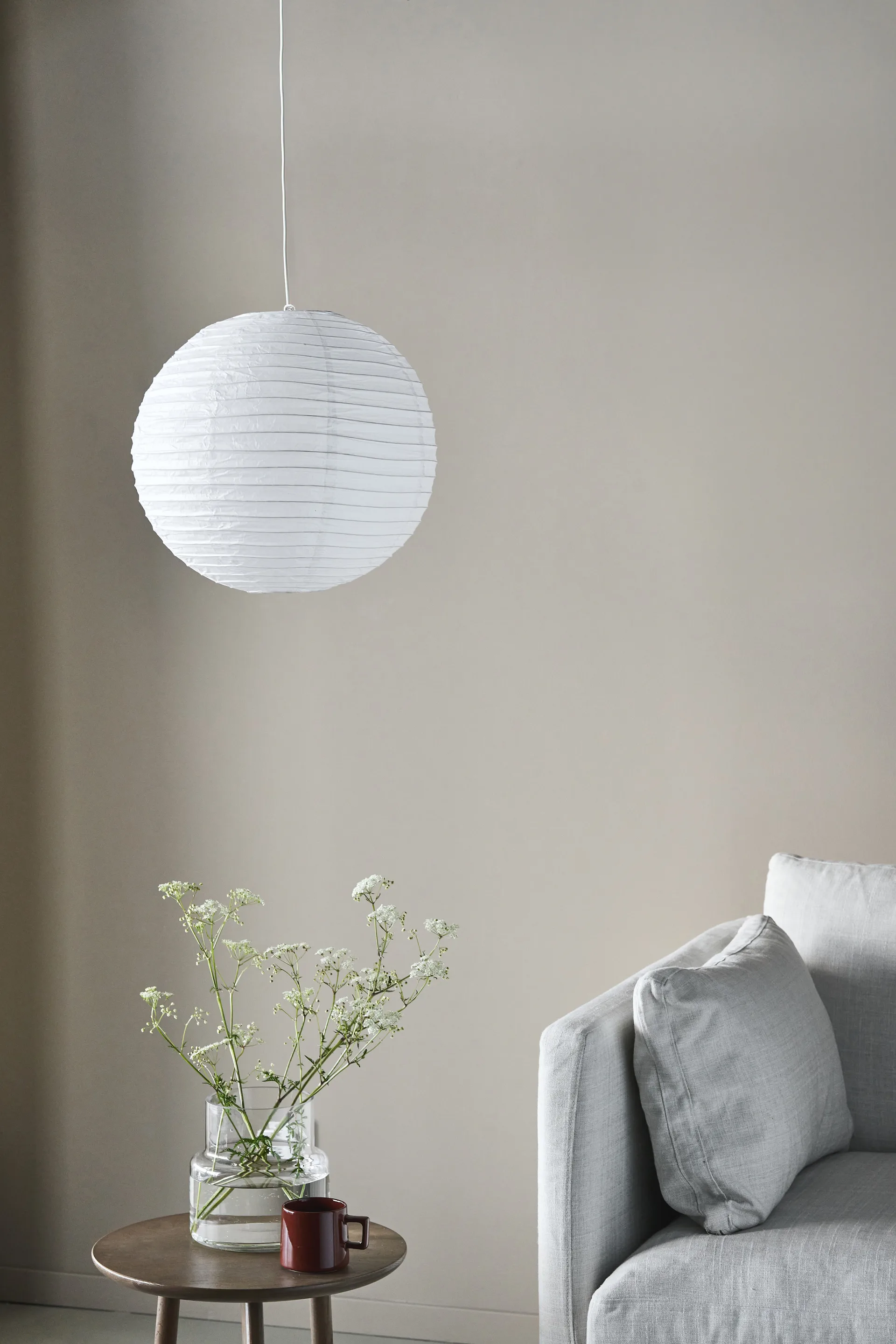 Pantalla de lámpara redonda Lucent, Ø40 cm Scandi Living