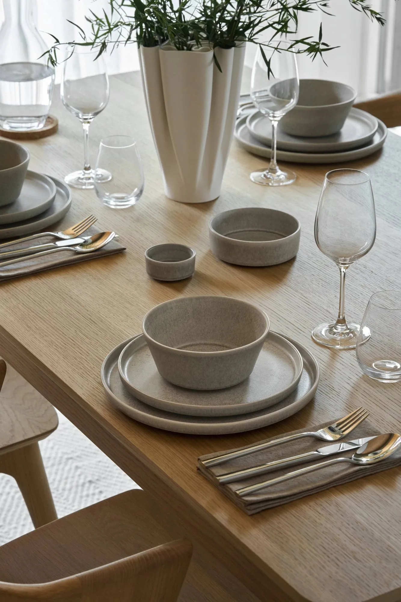 Plato Clay, Beige, Ø26 cm Scandi Living