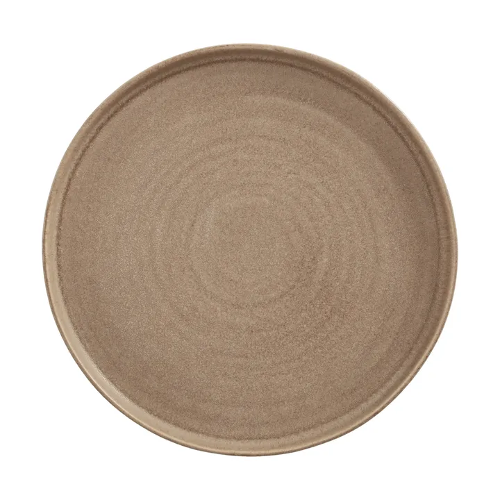 Plato Clay - Marrón, Ø20 cm - Scandi Living