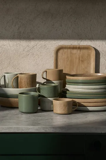 Plato Clay - Verde, Ø26 cm - Scandi Living