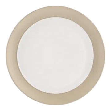 Plato de postre Fossil Ø21 cm - Blanco - Scandi Living