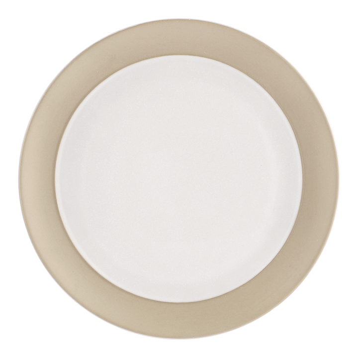 Plato de postre Fossil Ø21 cm - Blanco - Scandi Living