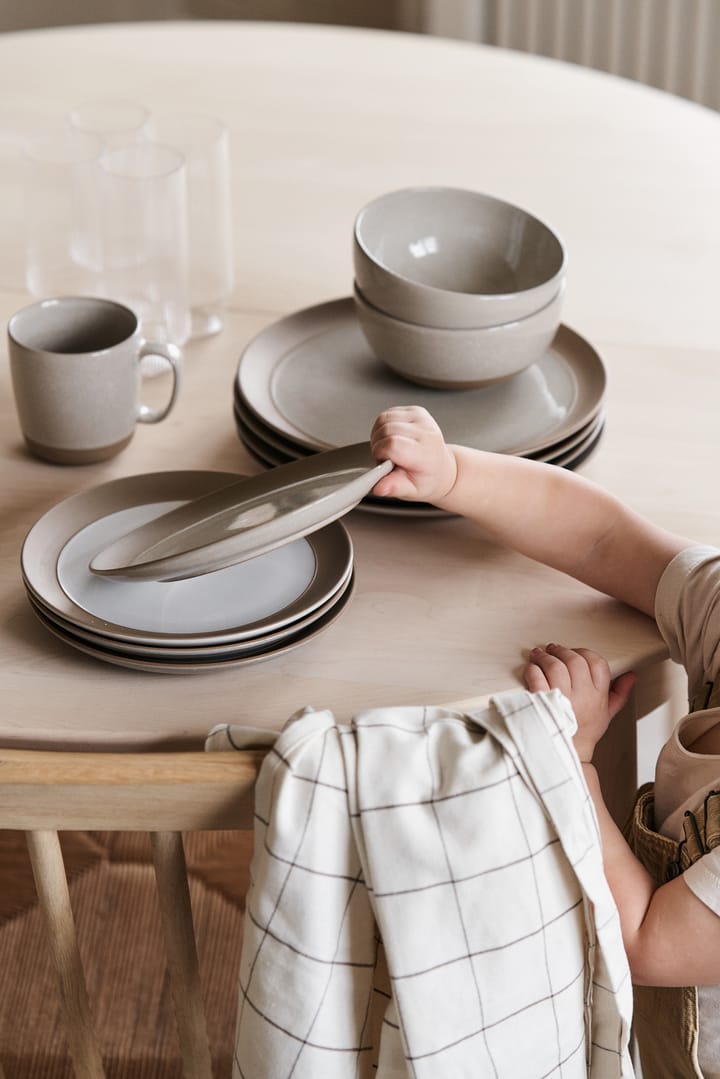 Plato de postre Fossil Ø21 cm, Blanco Scandi Living