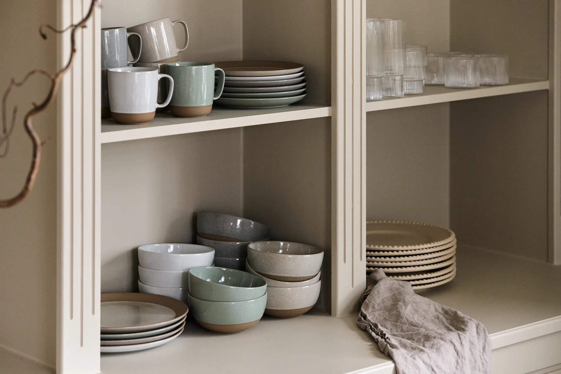 Plato Fossil Ø26 cm, Beige Scandi Living