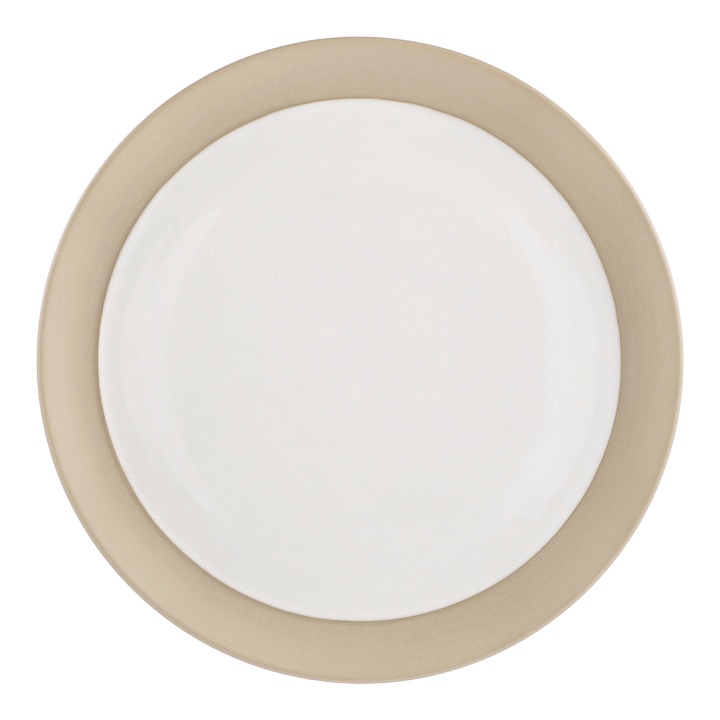 Plato Fossil Ø26 cm - Blanco - Scandi Living