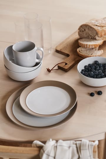 Plato Fossil Ø26 cm - Blanco - Scandi Living