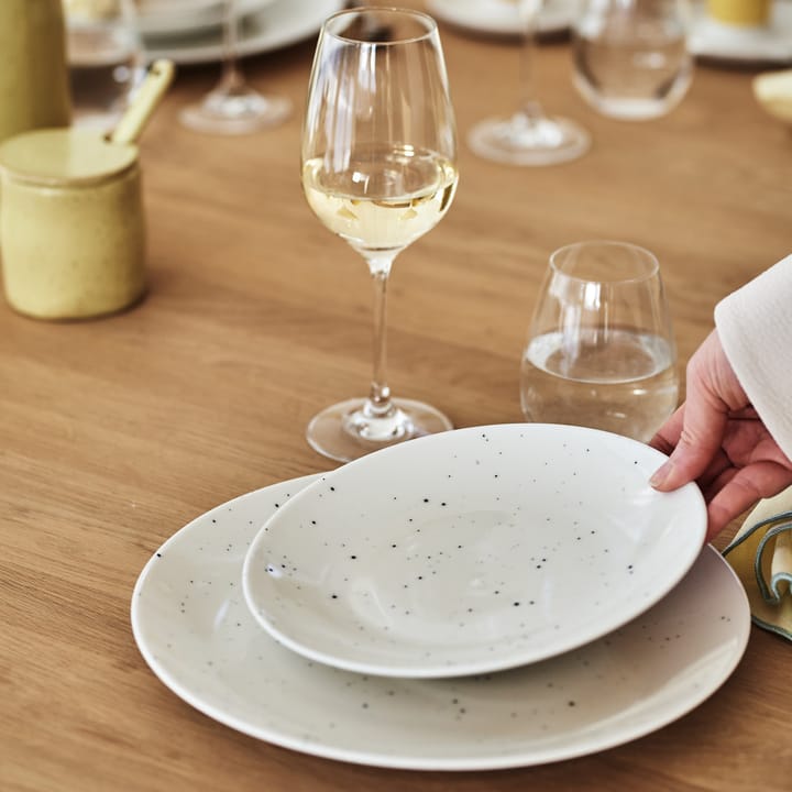 Plato Freckle Ø26 cm, blanco Scandi Living