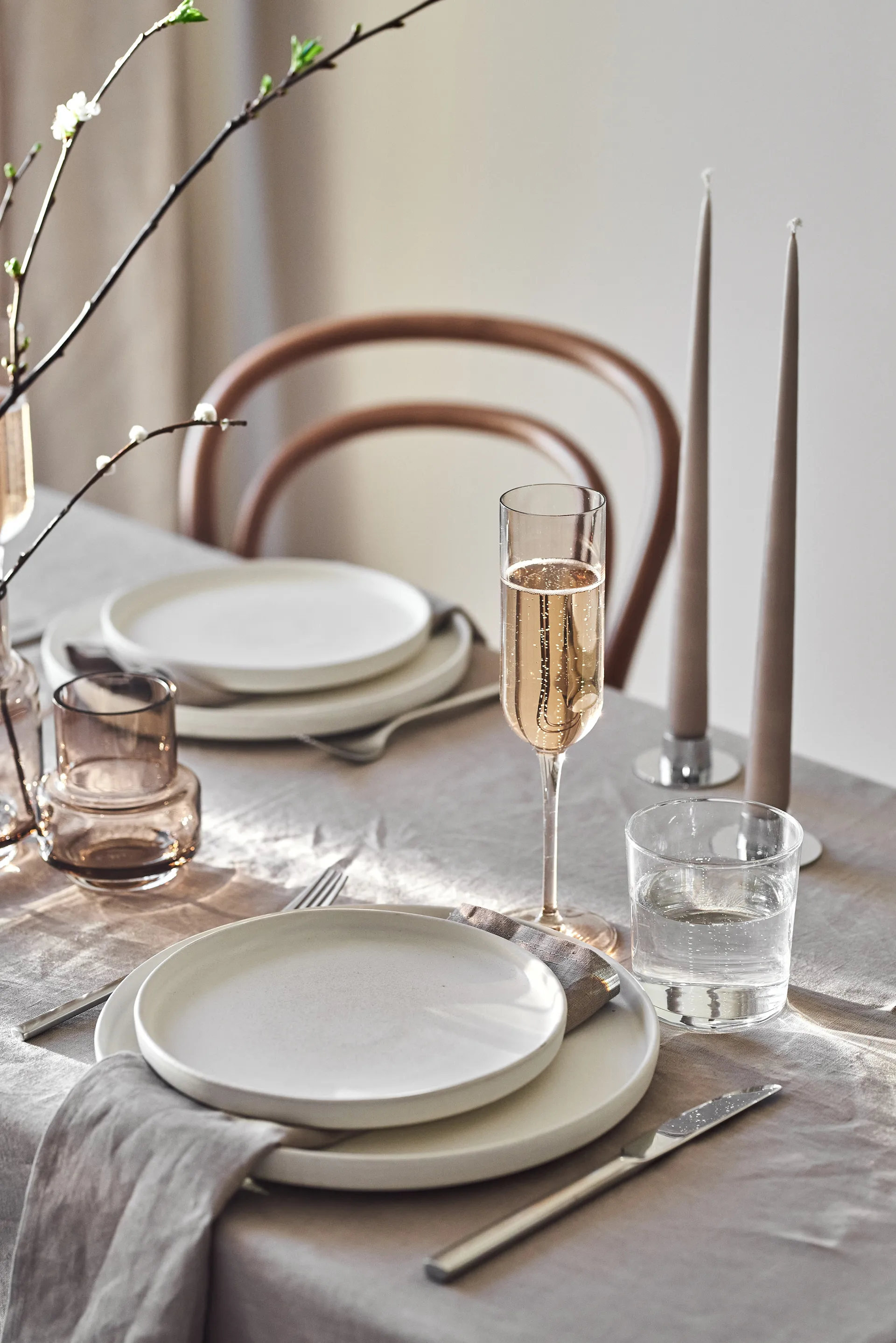 Plato Sandsbro Ø26 cm, Offwhite Scandi Living