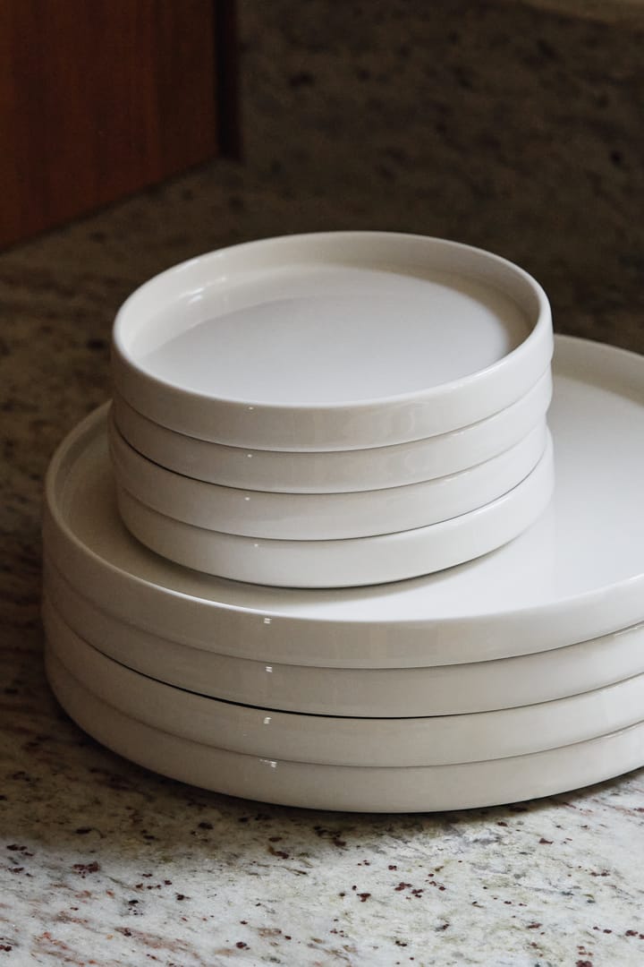 Plato Taper 26 cm, Blanco Scandi Living