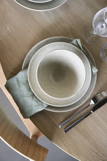 Plato Terra - Beige de gres, Ø22 cm - Scandi Living