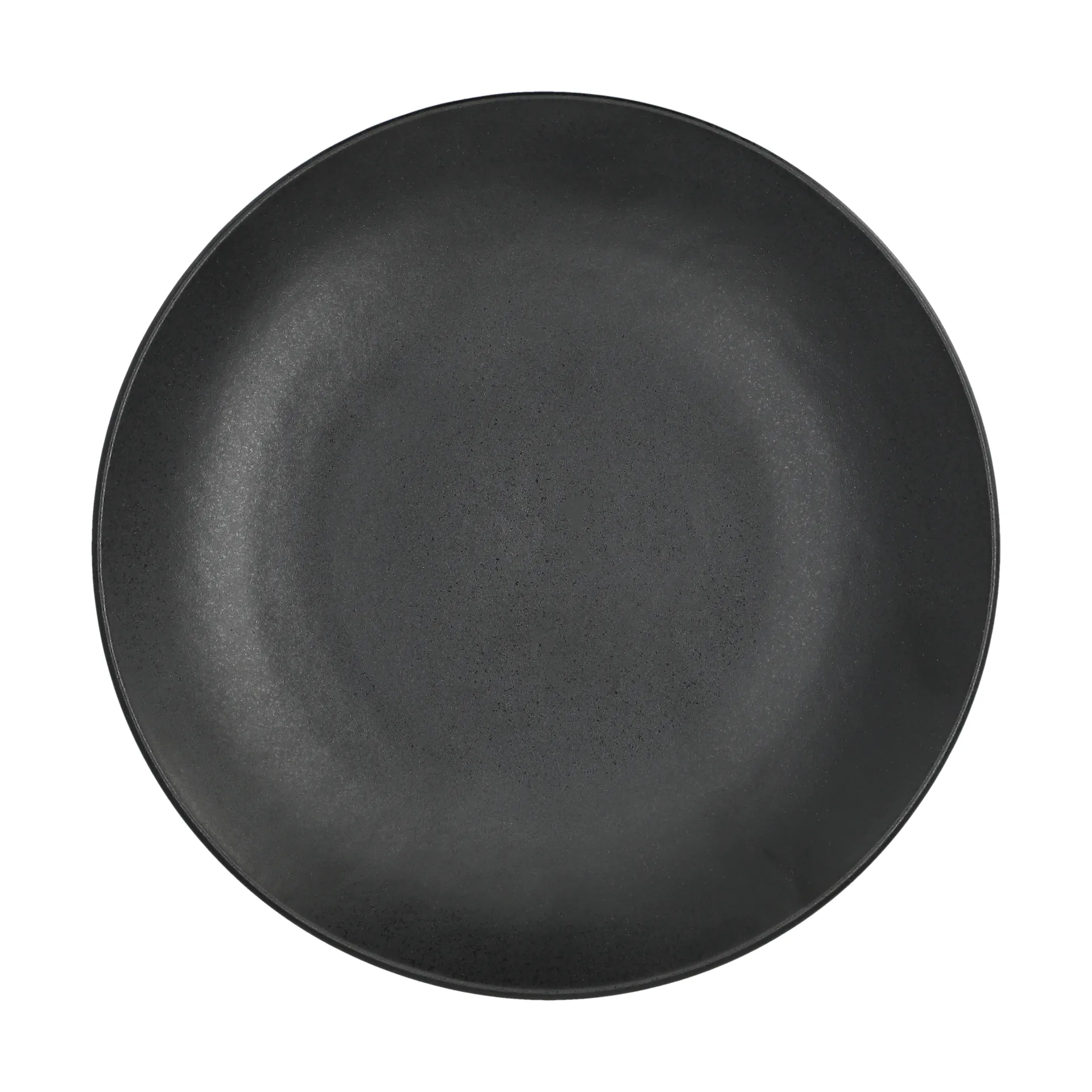 Plato Terra, Negro de gres, Ø22 cm Scandi Living