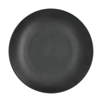Plato Terra - Negro de gres, Ø22 cm - Scandi Living