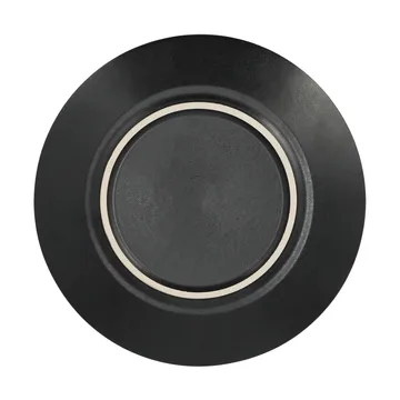 Plato Terra - Negro de gres, Ø22 cm - Scandi Living