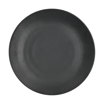 Plato Terra - Negro de gres, Ø26,5 cm - Scandi Living