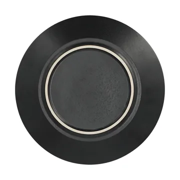 Plato Terra - Negro de gres, Ø26,5 cm - Scandi Living