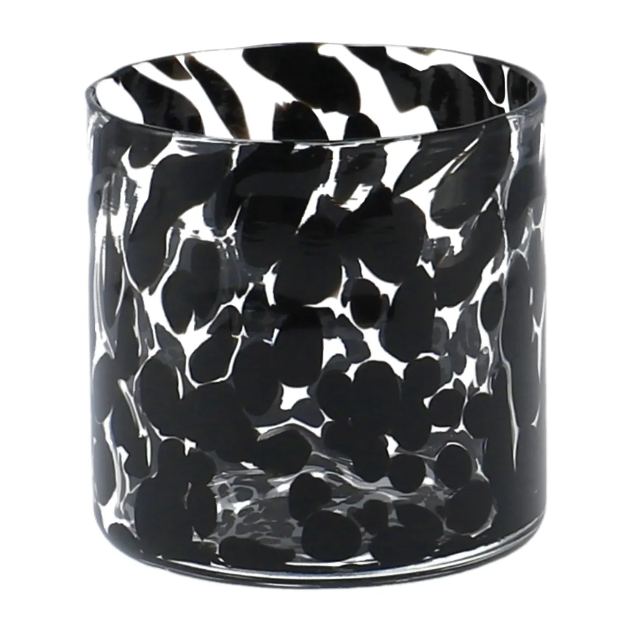 Portavelas Cloud Ø10 cm, Negro Scandi Living