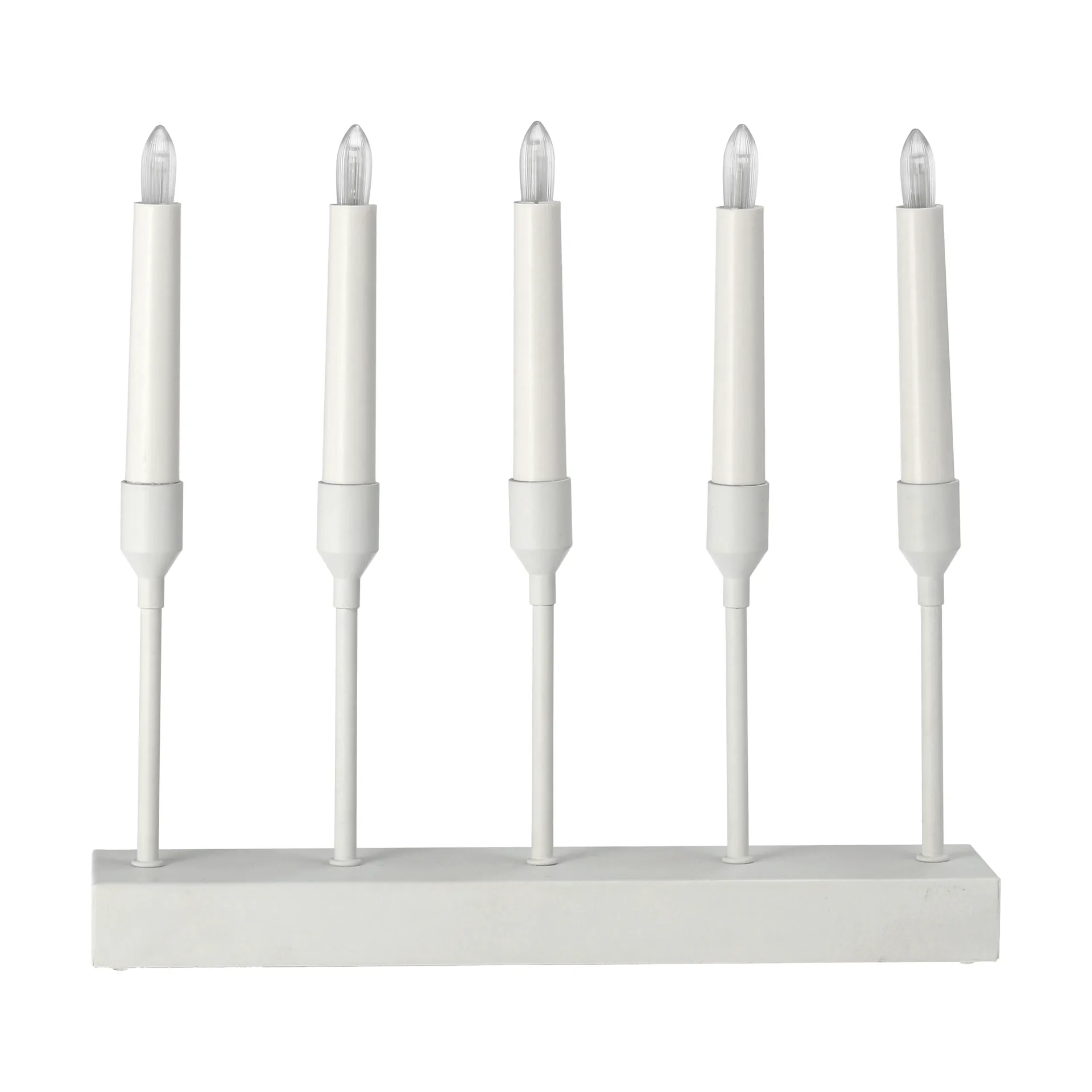 Portavelas de Adviento Kindle portabel 30 cm, Blanco Scandi Living