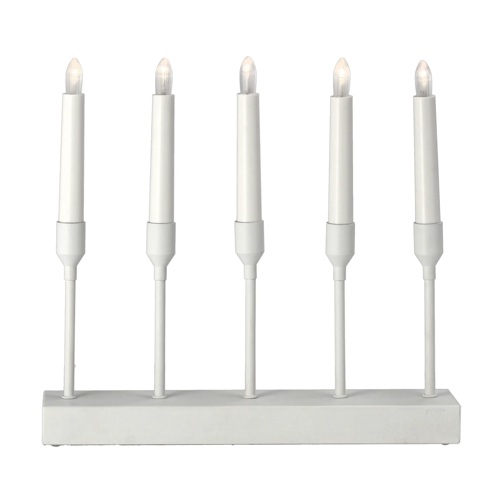 Portavelas de Adviento Kindle portabel 30 cm, Blanco Scandi Living