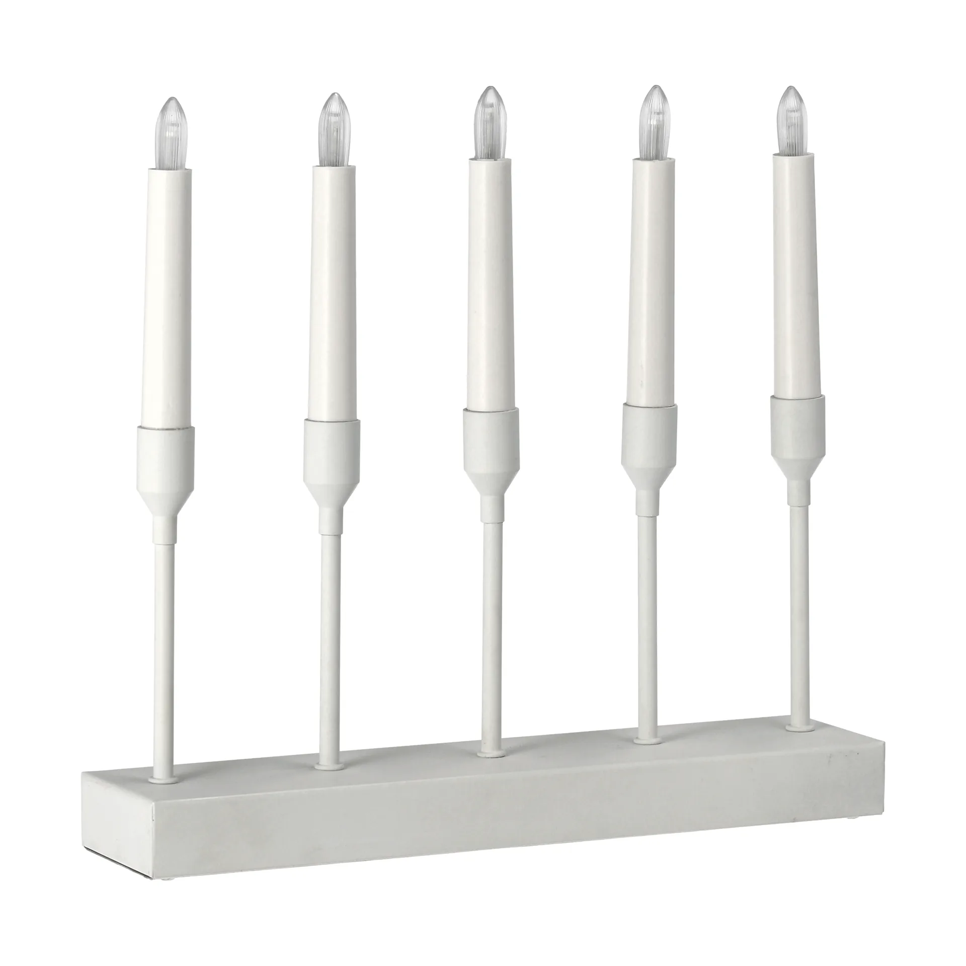 Portavelas de Adviento Kindle portabel 30 cm, Blanco Scandi Living