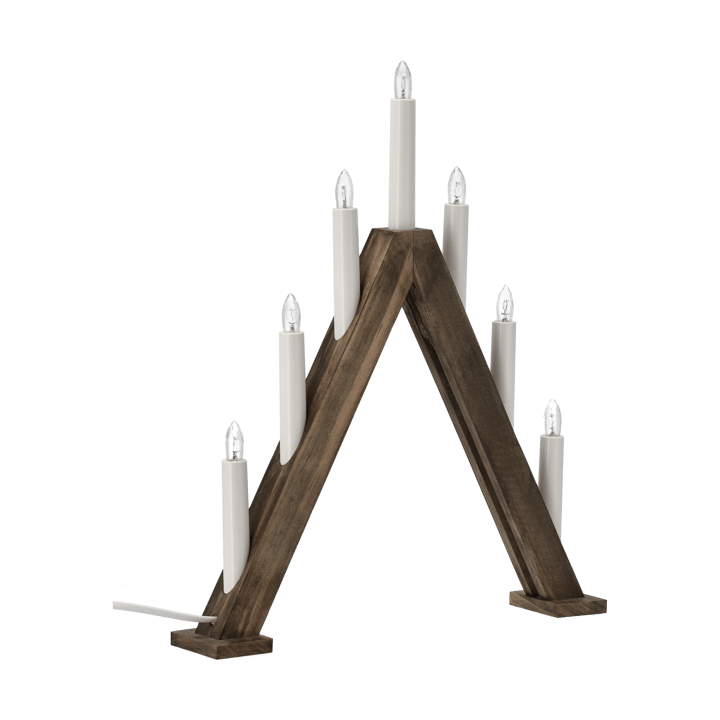 Portavelas de Adviento Nord 40 cm, Tintado oscuro Scandi Living